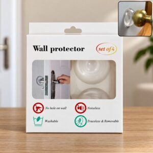 Transparent Silicone Door Handle Bumpers (4 Pc)