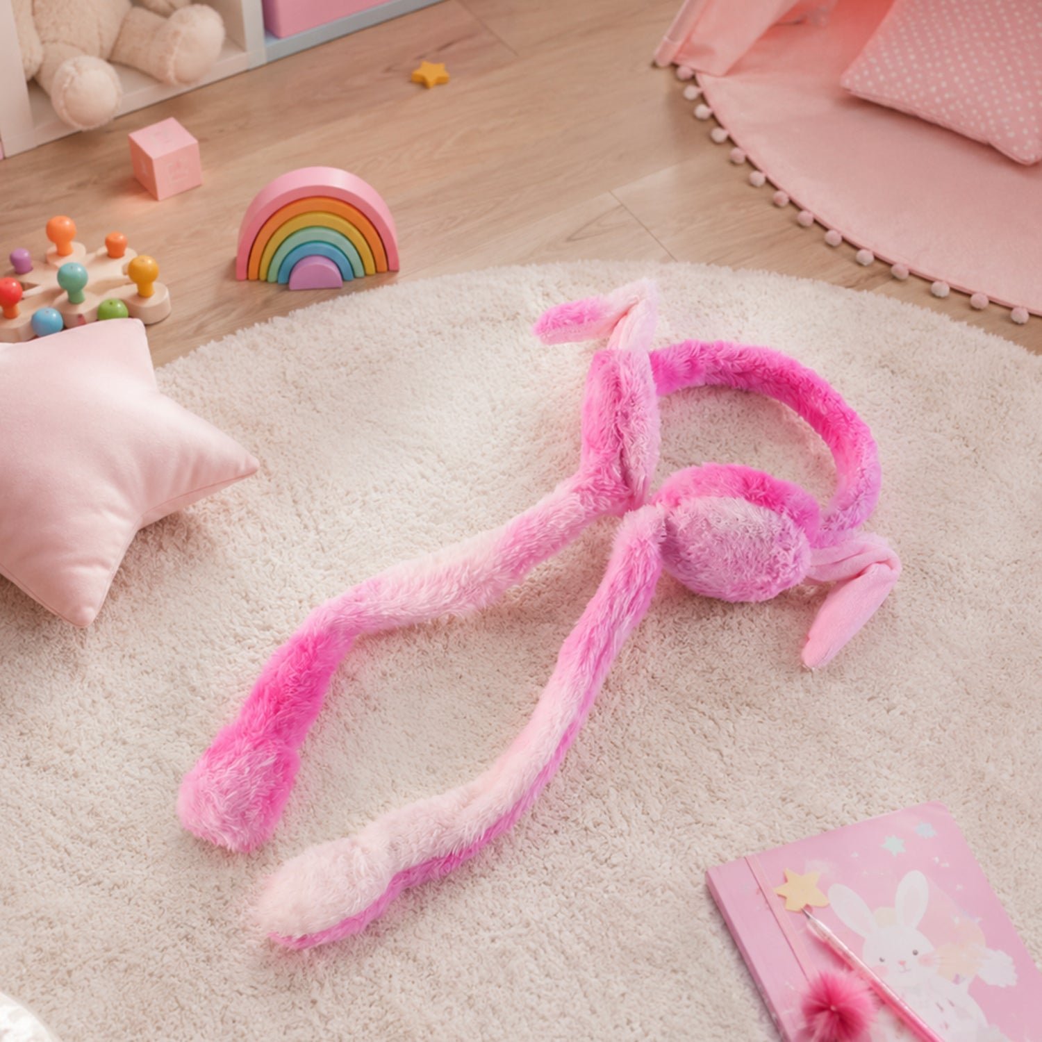LED Plush Winter Earmuffs with Bunny Ears - Image 8