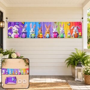 Easter Bunny Backdrop Curtain (300x50 Cm)