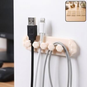 Self Adhesive Cable Organizer Clips (20 Pc)
