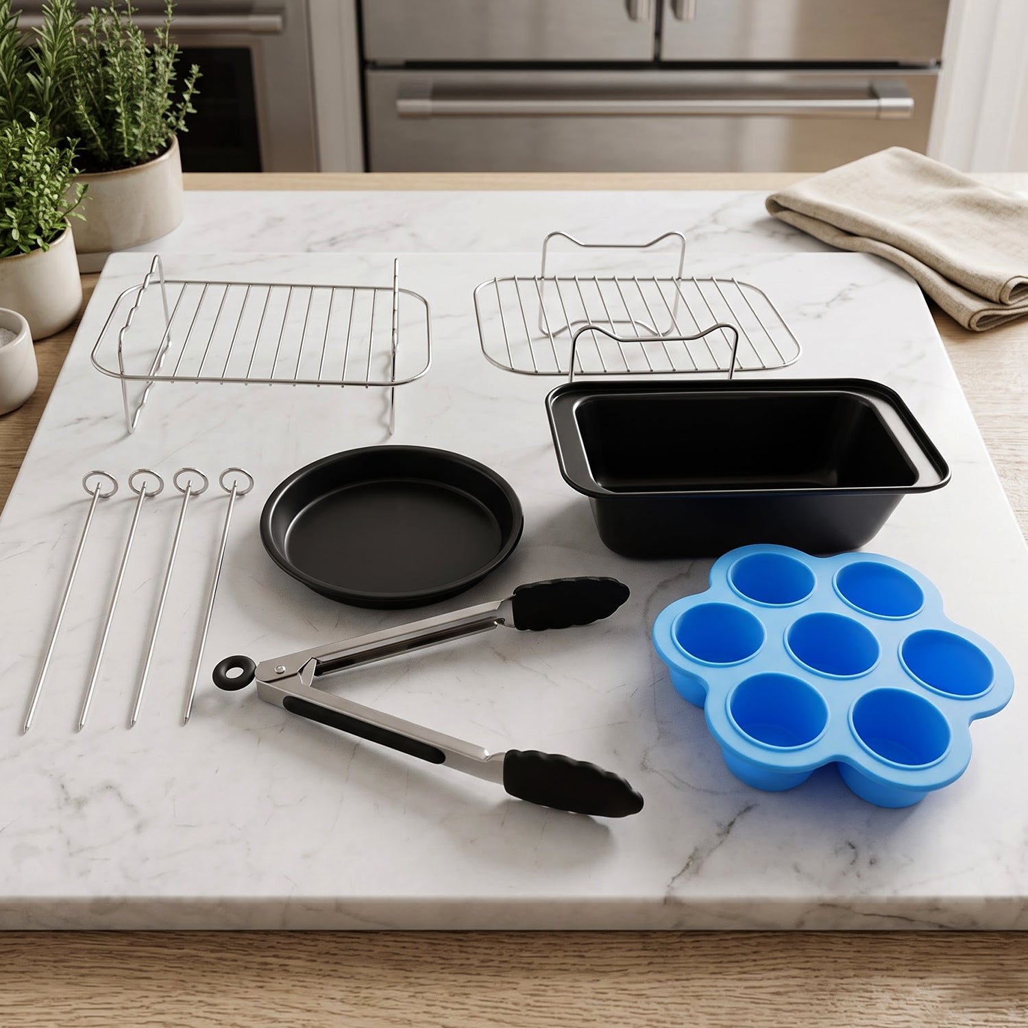 Air Fryer Multi-Level Cooking Set - Image 3