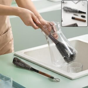 2 in 1 Bottle Cleaning Brush with Long Handle