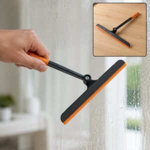 2 in 1 Window Glass Cleaning Wiper with Long Handle