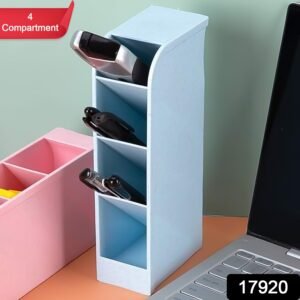 4-Compartment Desktop Pen Holder Organiser (1 Pc)