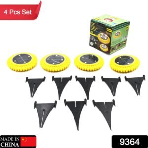 Solar Ground Disk Lights (4 Pack)
