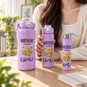 Travel Water Bottle Set of 3