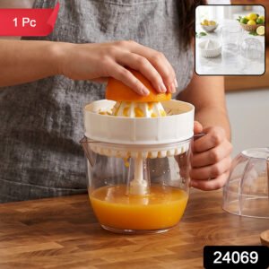 Mini Citrus Lemon Squeezer with Cup (1 Pc)
